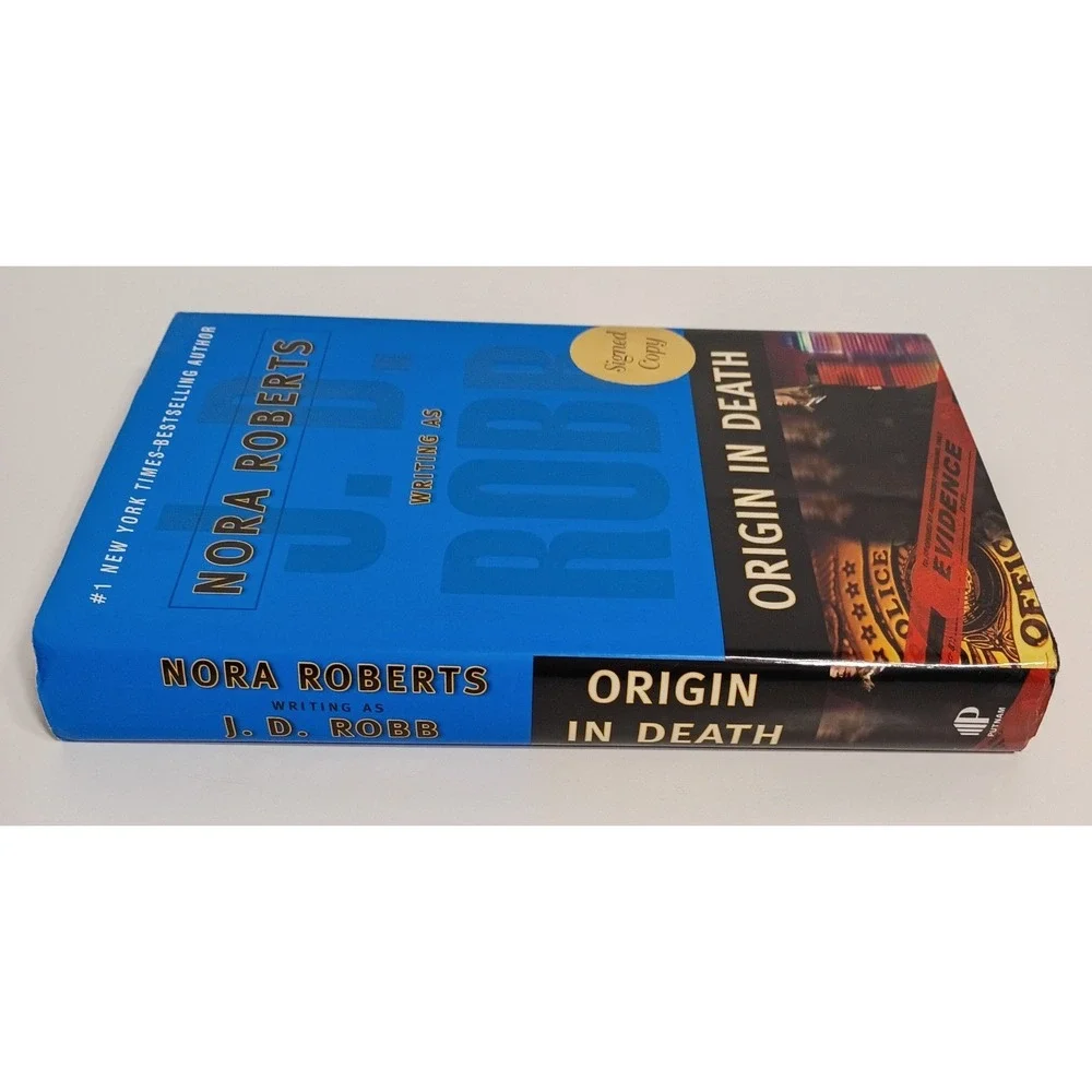 **SIGNED COPY** Origin in Death by J.D. Robb Nora Roberts 2005 First Edition HC